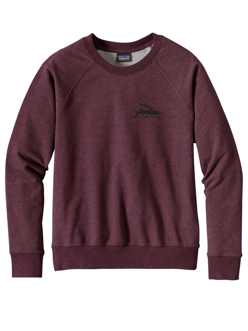 Small Flying Fish Midweight Crew Sweatshirt - Women's - XL Dark Ruby
